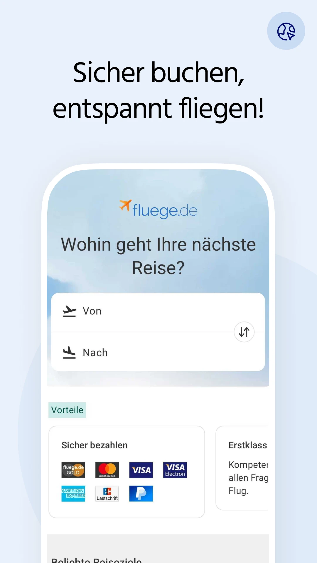 Fluege.de: günstige Flüge screenshot